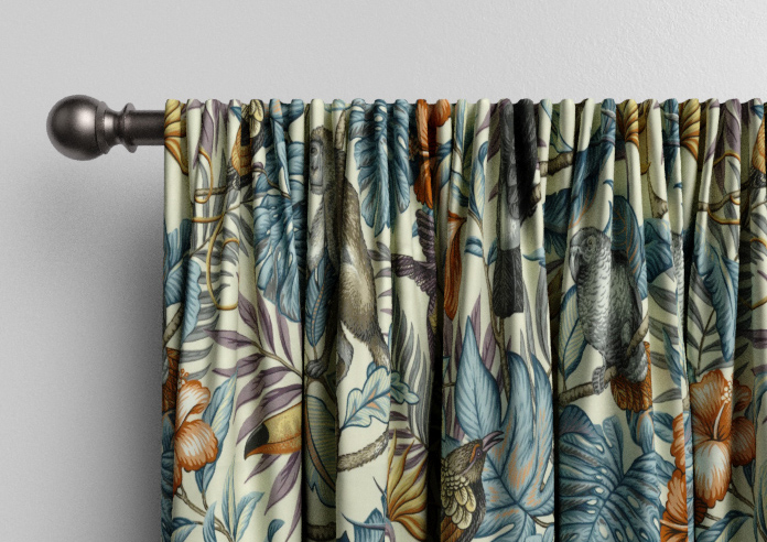 Rain Forest, Henna - Made to Measure Curtains - Image 9